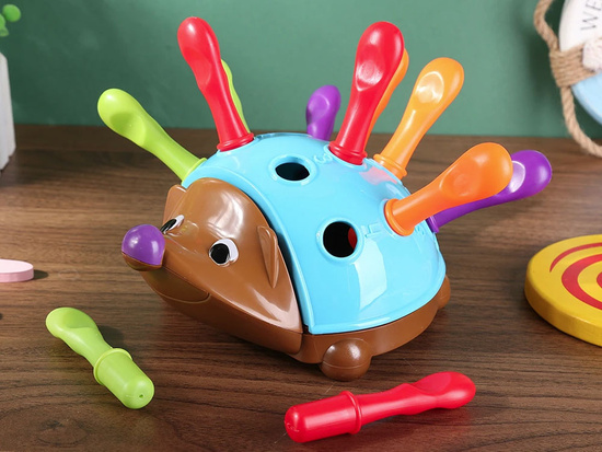 Educational Hedgehog with Colorful Spikes sorter ZA4397