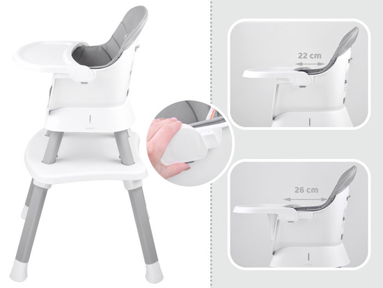 High chair, feeding chair Set 6in1 ZA4142