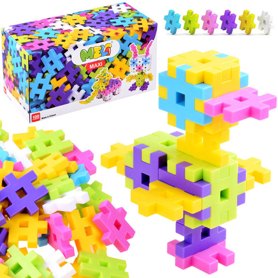 Meli Maxi Pink 100-piece 50404 building blocks