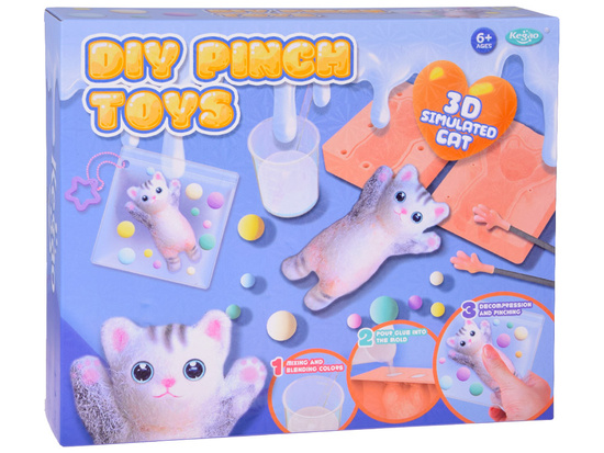 Creative kit series: DIY CATS SLOOMER - anti-stress keychain ZA5984