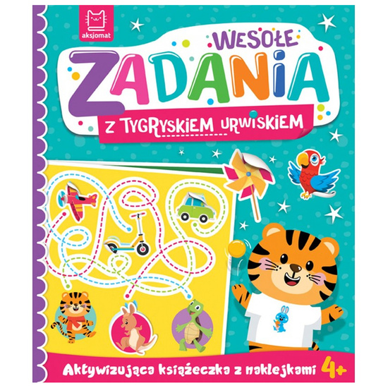 Aksjomat Wesołe zadania z tygryskiem urwiskiem. Z naklejkami. KS1164