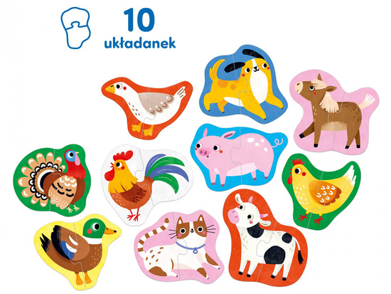 CzuCzu My Pets Puzzle for Couples 10 Puzzles 18m+ ZA6093