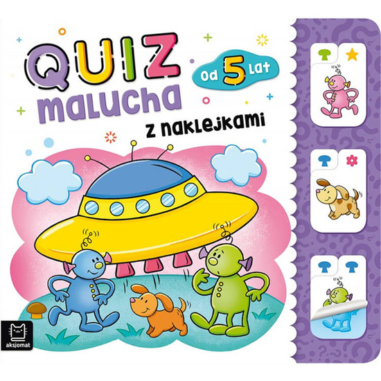 Aksjomat Quiz malucha z naklejkami od 5 lat KS0607