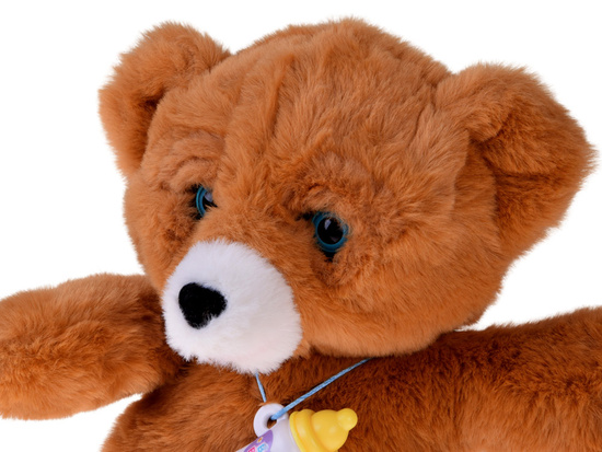Interactive teddy bear laughs, cries, closes eyes, take care of the teddy bear ZA5773