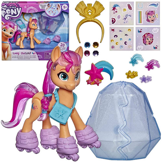 My Little Pony figure Sunny Starscout Crystal Adventure accessories ZA5476