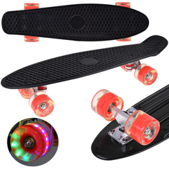 LED Skateboard with Light-Up Wheels for Skatepark Riding SP0825
