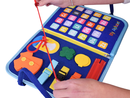 Material educational manipulation book + marker board ZA6024