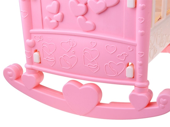 Large bed, doll cradle + carousel ZA4788