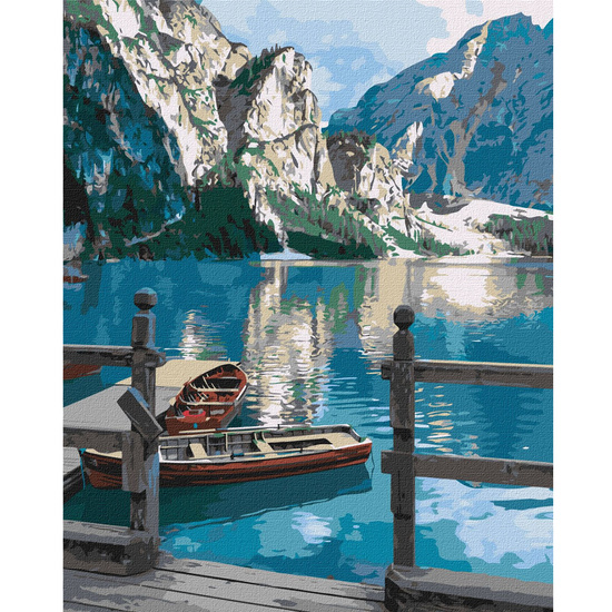Painting by numbers 40x50 cm KHO2763 Mountain peace AP0074
