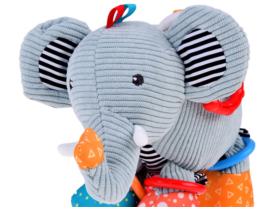 Cute Elephant Stroller Pendant + Baby Rattle ZA5212