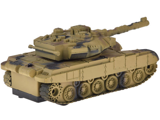 RC Tank with Remote Control, Rotating Turret, Lights, Realistic Sound