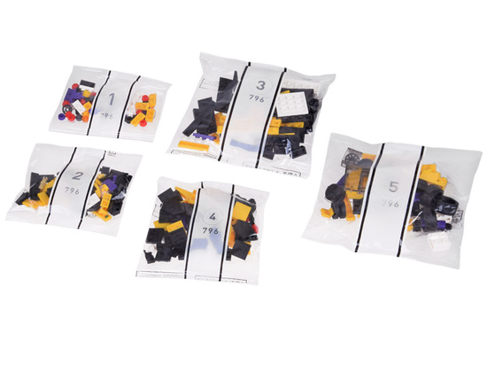 Technical blocks 319-pieces + stickers Yellow Sports Car ZA5260