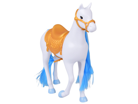 Fairytale princess doll in a ball gown + royal carriage horse ZA5705