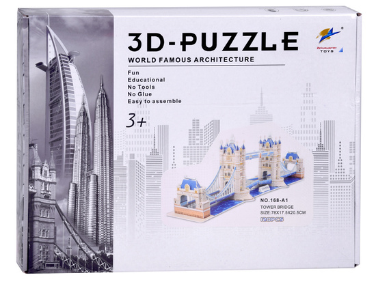 Tower Bridge 3D Puzzle 120 Pieces Spatial Puzzle London ZA5399