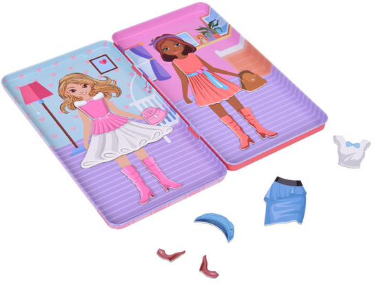 Magnetic puzzle Dress up your doll in unique styles ZA5198