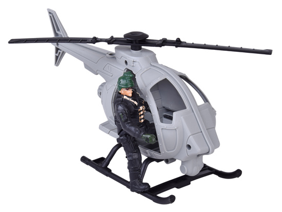 Large military set: tank, fighter, helicopter, and soldier ZA5752