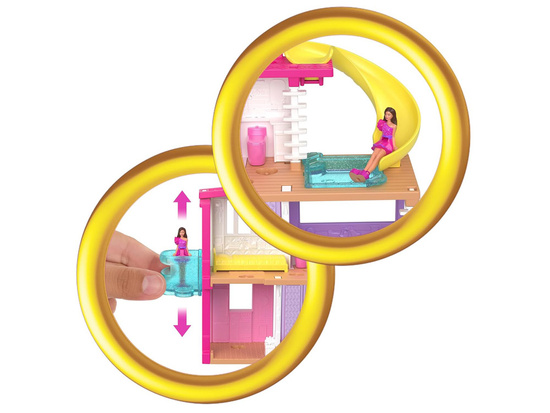 Mattel Mini BarbieLand Dollhouse + Doll and Pet + Accessories ZA6039 A