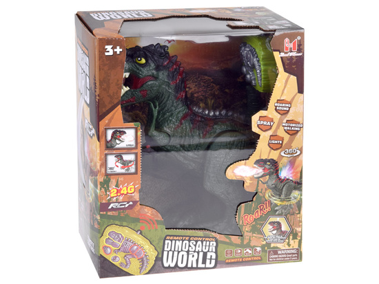 Gesture-controlled dinosaur + RC remote control 2in1 breathes roars shines dances RC0625 ZI