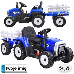 Tractor with a trailer for a battery + PA0242 remote control