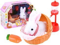 Interactive Rabbit in a basket + accessories ZA3551