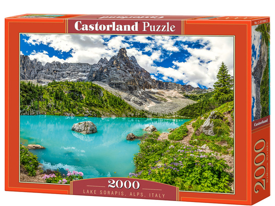 2000-piece puzzle Lake Sorapis, Alps, Italy C-201006-2