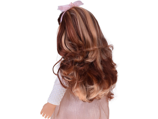 Stylish 48 cm Doll with Long Brown Hair – Adorable Outfit ZA5842