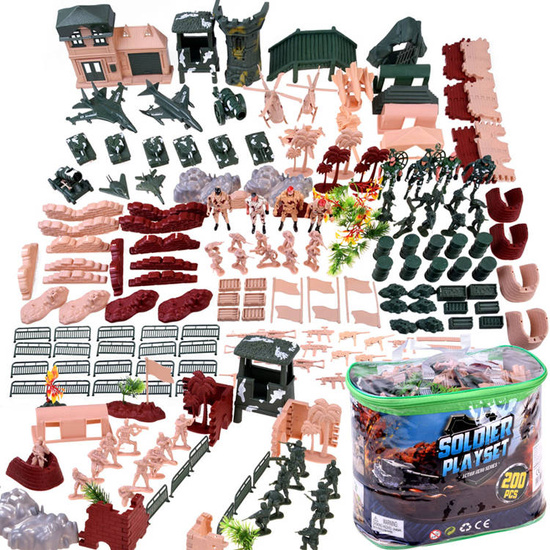 Large military base Toy soldiers set 200 pieces ZA4364