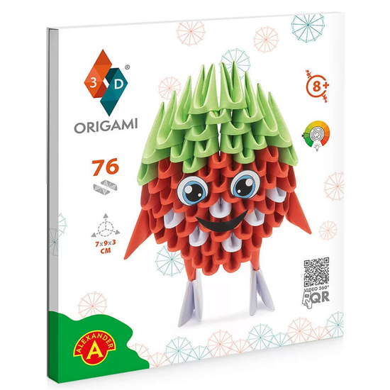 Alexander zestaw kreatywny ORIGAMI 3D – TRUSKAWKA ZA6071