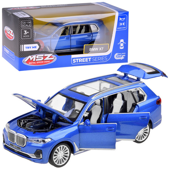 Auto Suv BMW X7 1:32 metal car ZA3756