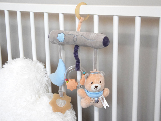 Crib Hanging Toy with Teddy and Teether – Newborn Gift ZA5878