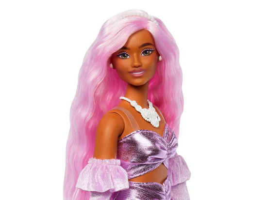 Mattel Barbie Deluxe Style Pink Fashion Doll in Dress ZA6030