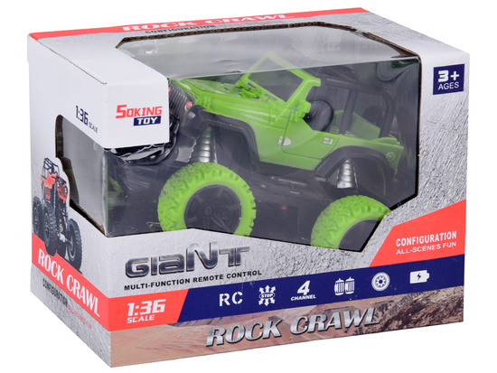 Remote-controlled off-road car - compact size SCALE 1:36 RC0748