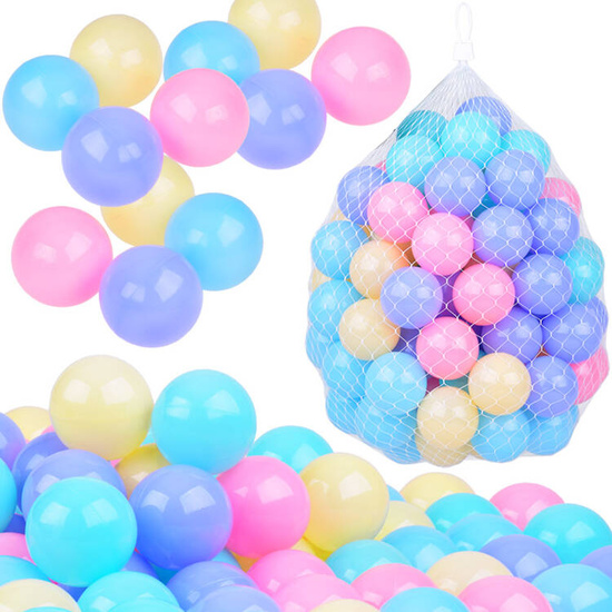 Colorful pastel balls balls for dry pool 5.5cm 100 pieces ZA5412