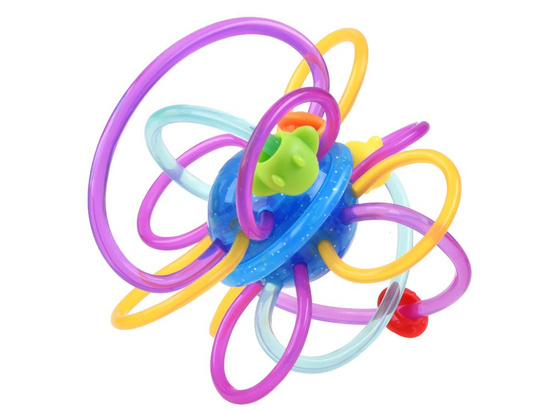 Sensory teether for a baby, rattle ZA2377