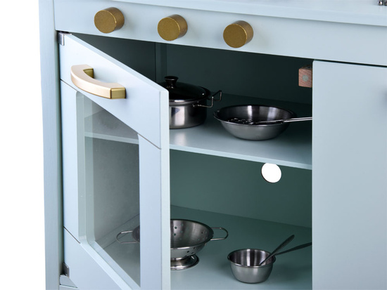 Beautiful Mint wooden kitchen for children ZA4128