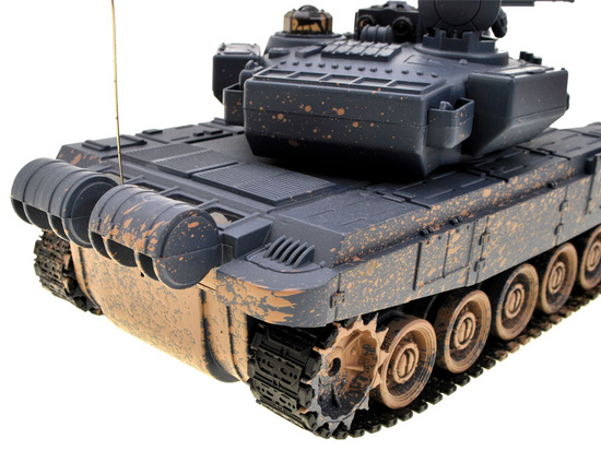 Controlled TANK T90 shoots rides lit RC0373