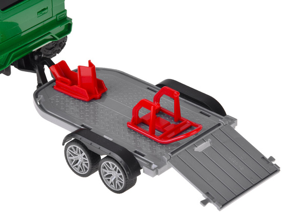 Off-road vehicle with trailer + MOTOR Light and sound ZA5913