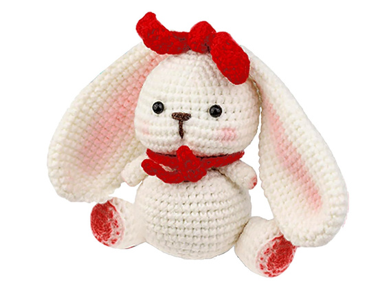 Creative crocheting kit - make a DIY RABBIT mascot ZA5030