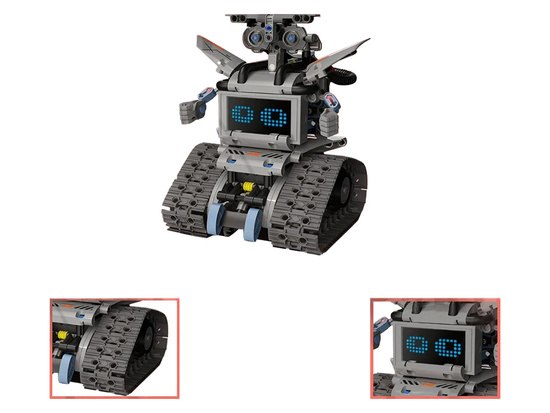 5-in-1 Remote Controlled Building Blocks - Build ROBOTS and Bring Them to Life! RC0742