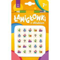 Aksjomat Łamigłówki z ołówkiem 7+ krzyżówki labirynty kieszonkowa książeczka KS0859