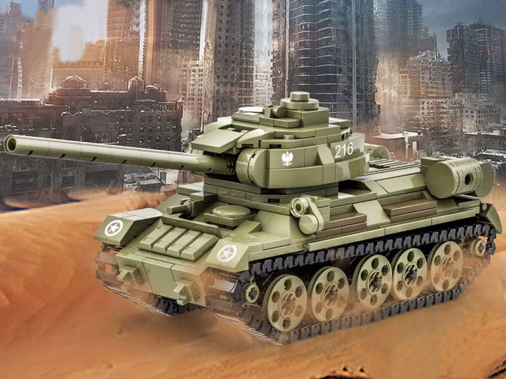 Klocki techniczne CZOŁG T-34-85 polski model 604ele ZA5675 pol_pl_Klocki-techniczne-CZOLG-T-34-85-polski-model-604ele-ZA5675-22343_5