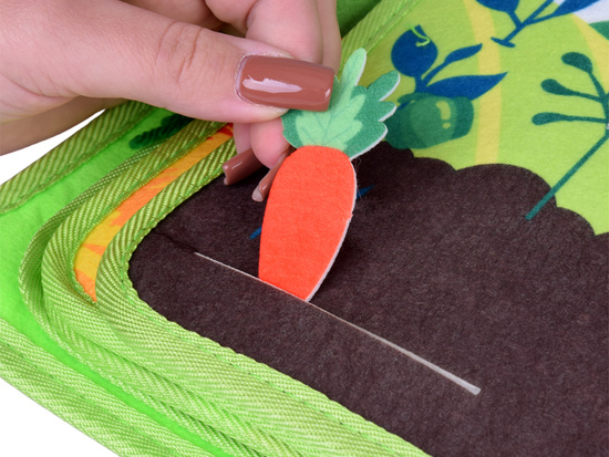 Felt manipulation book FARMA windows Velcro stickers ZA6025