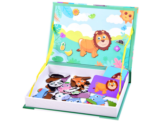 Magnetic puzzle book ANIMALS ZOO ZA3768