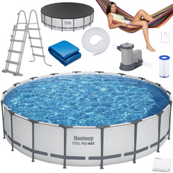 Bestway Frame Pool 549x122cm 12in1 Cover Mat Pump Ladder 56462