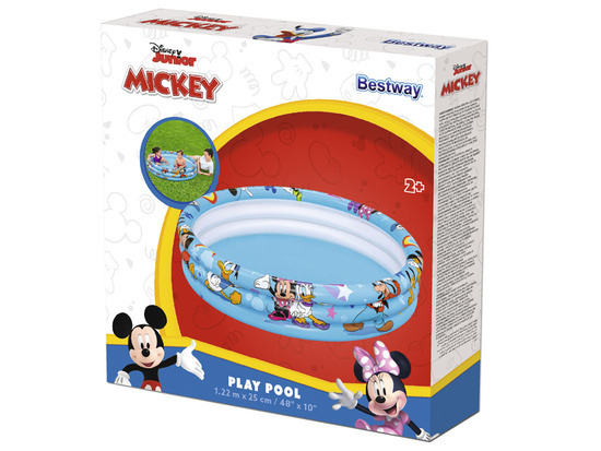 Bestway Dmuchany basenik 122x25cm Disney Mickey Brodzik dla dzieci 91007