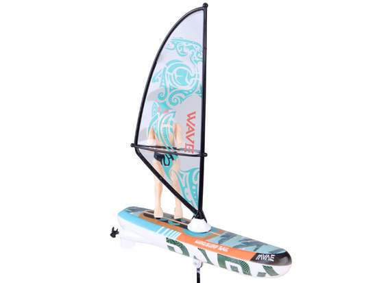 Remote-controlled, luminous WINDSURFER floating with remote control RC0740