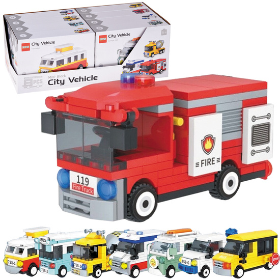 Klocki konstrukcyjne CITY VEHICLE - modele z serii: pojazdy miejskie ZA5854