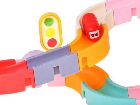 Bath toy slide track for water cars 37pcs ZA5926