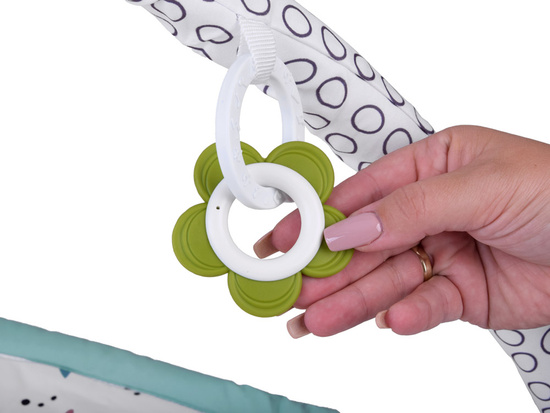 Large Educational Baby Play Mat + Soft Bolster Pillow + Toys ZA5824