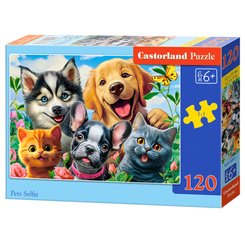 Puzzle 120-piece Pets Selfie B-13609-1